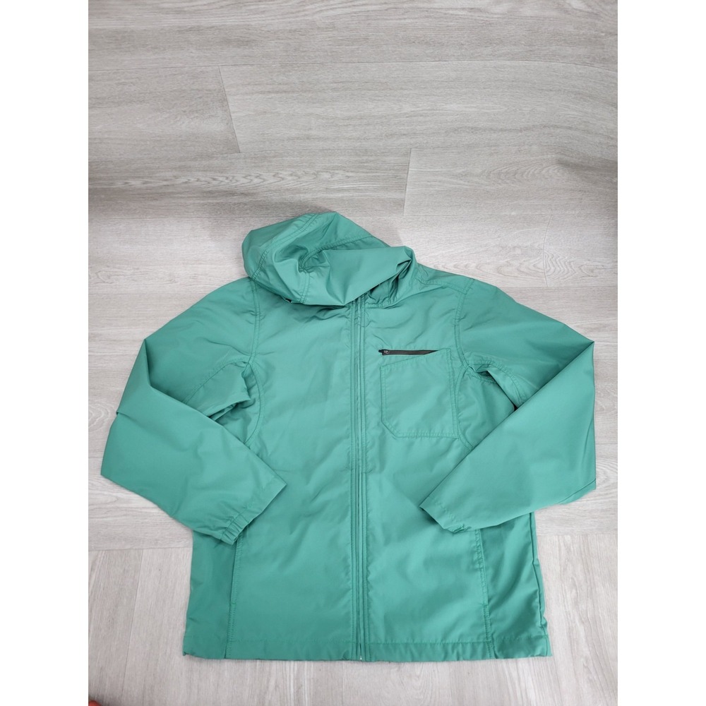 prAna Winn Jacket Mens L Green Packable Lightweight Shell Windbreaker Coat